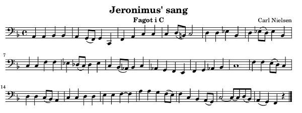 Jeronimus’sang